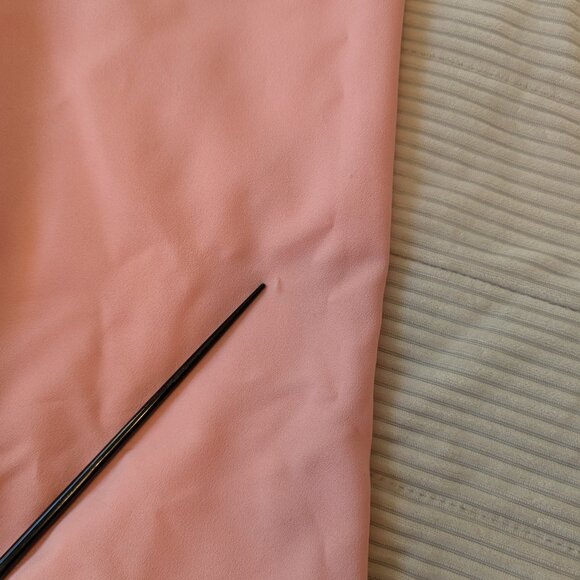 VINTAGE HANDMADE Cotton Candy Pink maxi dress 1960s - Picture 13 of 14